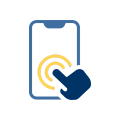 yellow i in blue circle