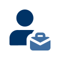 icon of person with briefcase