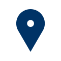 blue map pin