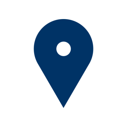 blue location pin icon