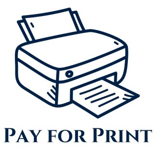 printer with "Pay for Print" below