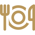 plate and utensils icons