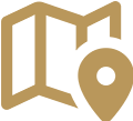 map with a pin icon
