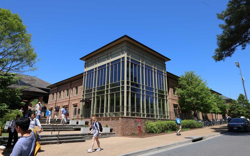 Exterior of the Cohen Career Center